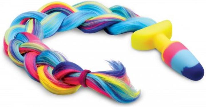 Actual product image Tailz RegenbogenEinhornAnalplug mit Schwanz