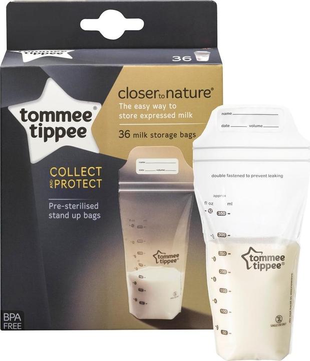 Produktbild Tommee Tippee bags for storing milk, 36 pcs., 42302241
