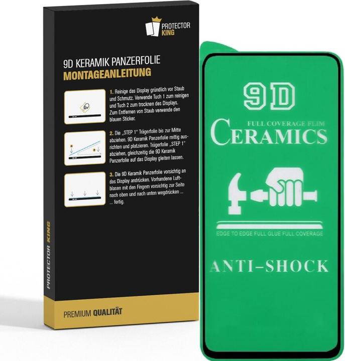 Produktbild Protectorking 6x Ceramic-Glass Full Cover HD Klar (6 Stück, Xiaomi Mi 10 Lite)