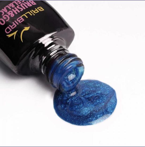 Immagine prodotto BrillBird Brush & go Gel&lac GoGL 44 - 8ml (Smalto per unghie effetto gel)