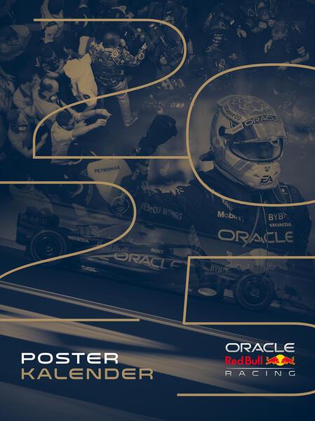 Actual product image Oracle Red Bull Racing 2025 - Poster calendar (48 x 64 cm, Hardcover, German)