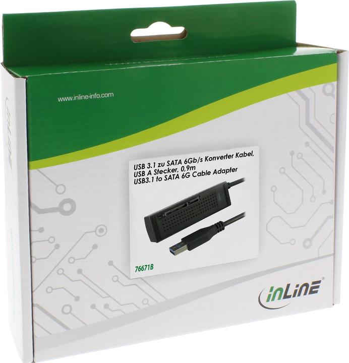 Produktbild InLine USB 3.1 zu SATA 6Gb/s Konverter Kabel