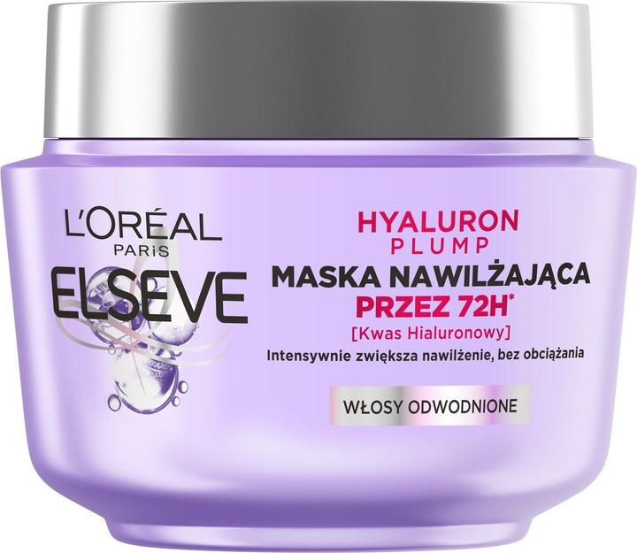 L'Oréal Paris L'Oreal Elseve Hyaluron Plump Moisturizing Mask For Dehydrated Hair 300Ml (300 ml)