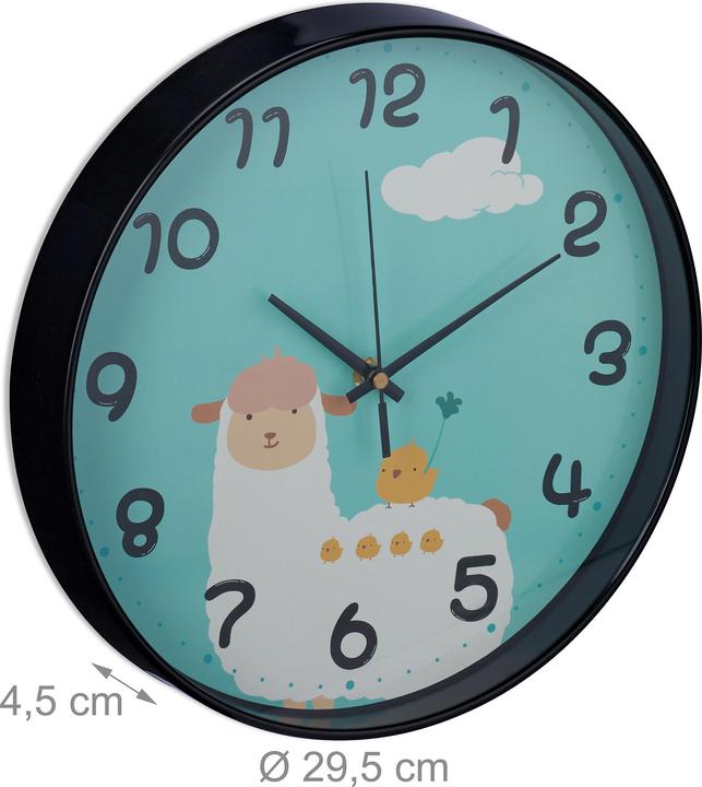 Actual product image Relaxdays Lama wall clock (29.50 cm)
