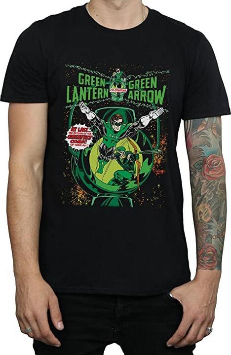 Green Lantern & Green Arrow Comic Cover TShirt aus Baumwolle