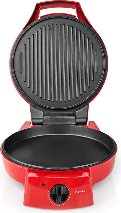 Actual product image Nedis FCPM100FRD Pizza Maker, aluminium (EU plug)