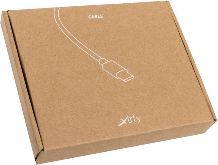 Produktbild CHERRY xtrfy USB-C auf USB-A Tastatur-Kabel, Standard, Braided (USB 2.0)