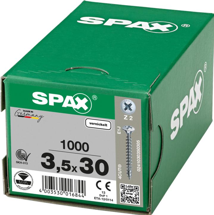 Actual product image Spax Chipboard screws (1000 Screws per piece)