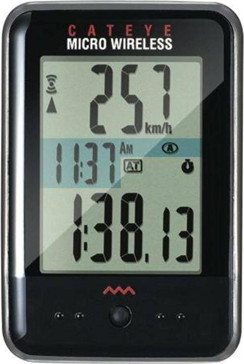 Actual product image CatEye Compteur CC-MC200W MICRO WIRELESS Noir
