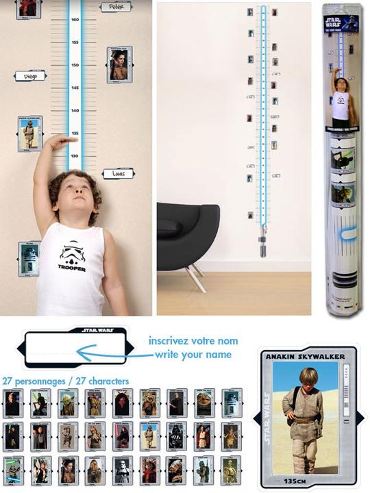 Image du produit ABYstyle STAR WARS - Toise de Star Wars - Stickers 100x70cm