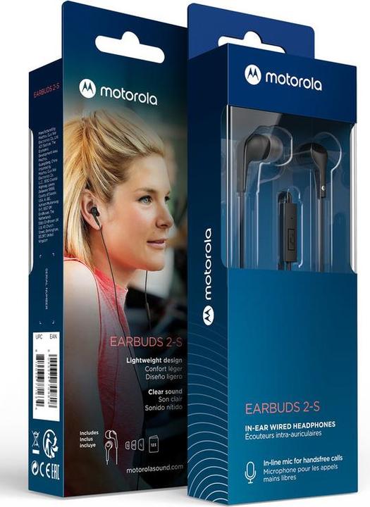 Image du produit Motorola Earphone EARBUDS 2-S BLK (Filaire)