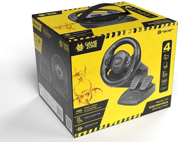 Produktbild Tracer Rayder 4 in 1 Steuerrad (PC, PS3, Xbox One S, PS4)