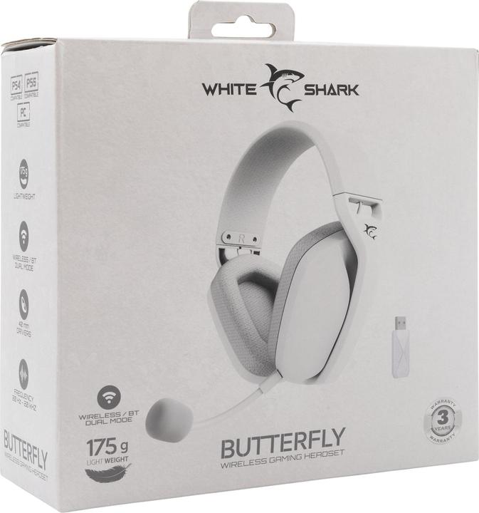 Actual product image White Shark Shark WGH-2442 Butterfly White (Wireless)