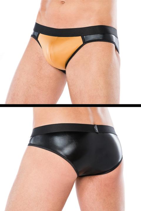 Andalea Briefs black/yellow MC/9066 by (4XL)