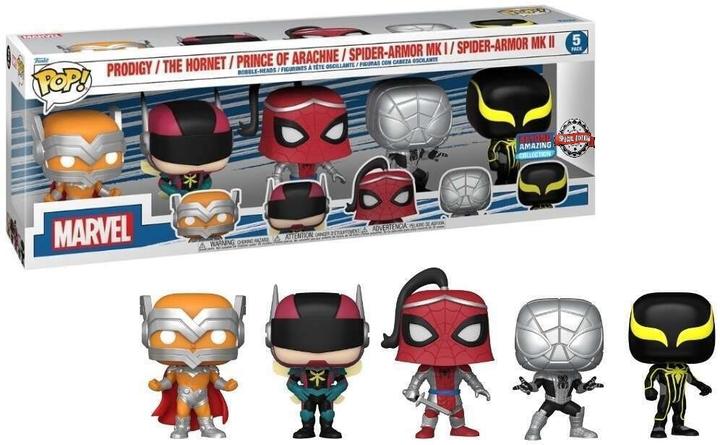 Image du produit Funko Marvel pack 5 figurines POP! Vinyl Year of the Spider Special Edition 9 cm