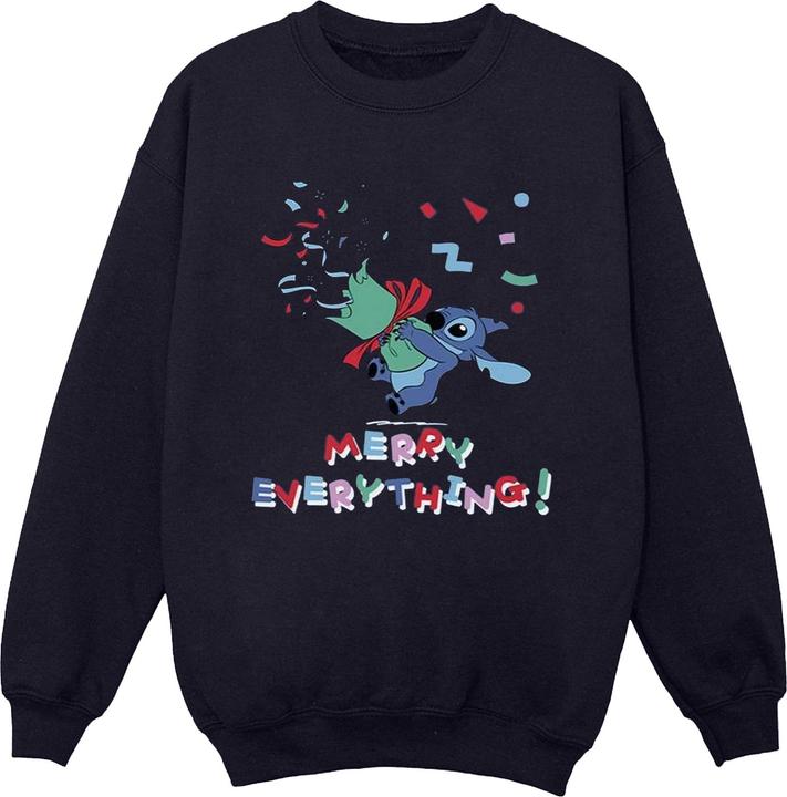 Disney Lilo And Stitch Stitch Merry Everything Sweatshirt (L)