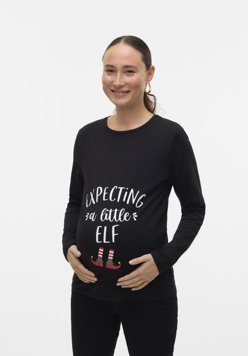 Produktbild Mamalicious Normal geschnitten Rundhals Top Bluse (L)