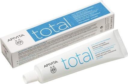Apivita Natural Dental Care Total Protection Zahnpasta 75ml mit Propolis und Spearmint (75 ml)