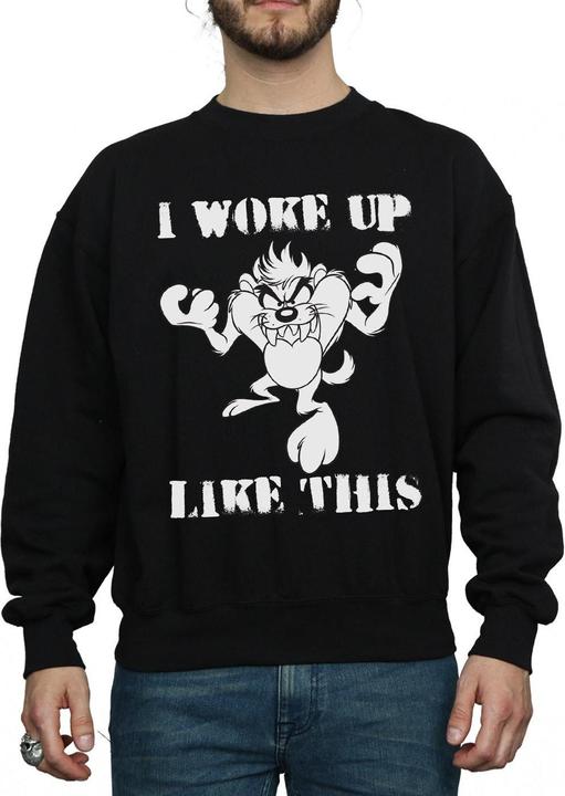 Looney Tunes Taz I Woke Up Like This Sweatshirt (S)