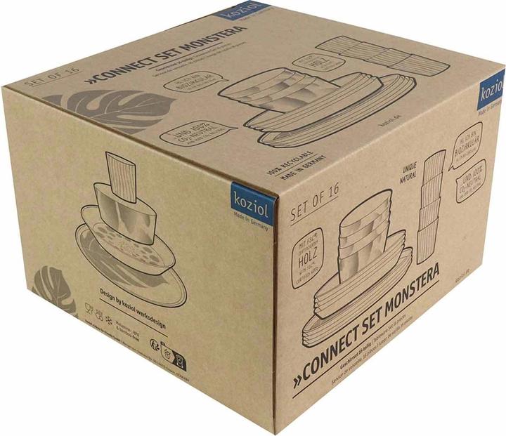 Image du produit Koziol Connect Set Monstera (4 pièce(s))