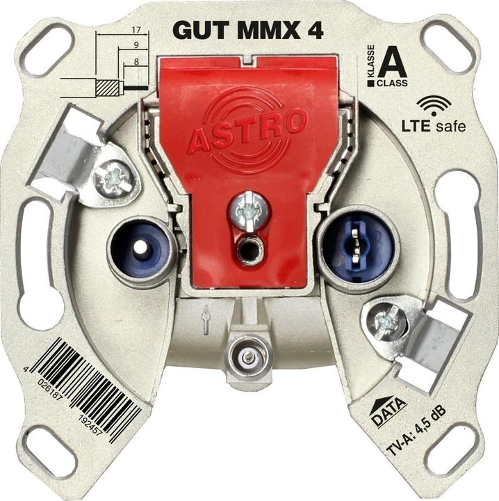 Produktbild Astro BK-Modem-Stichdose 4dB 5-1218 MHz GUT MMX 4 (Antennendose)