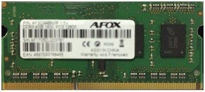 Actual product image AFOX SO-DIMM DDR3 8GB 1866MHZ LV 1 35V (1 x 8GB, 1866 MHz, DDR3-RAM, SO-DIMM)