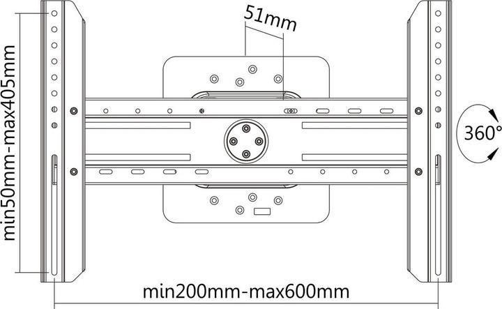 Image du produit Multibrackets Support mural universel (Mur, 55", 50 kg)