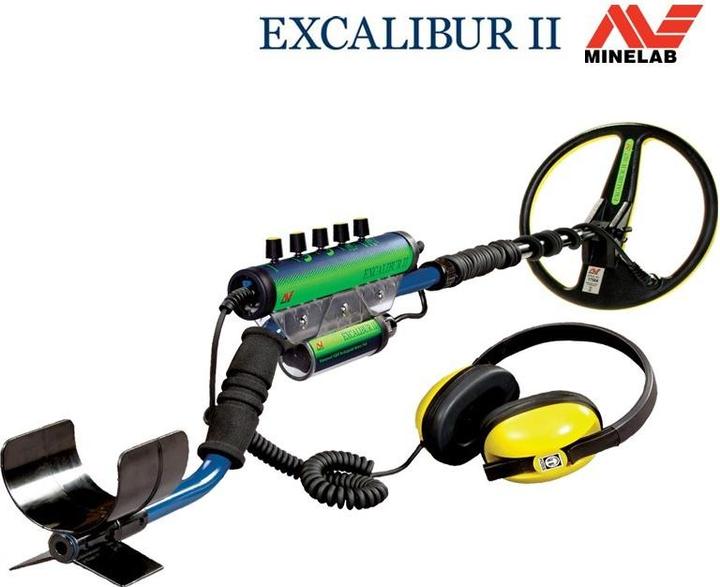Actual product image Minelab Excalibur II met 20cm / 8 schijf / GERESERVEERD. Metaaldetector specialist.