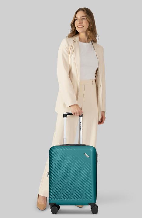 Actual product image Check.In Paradise 2.0 4 Rollen Kabinentrolley S 58 cm mit Dehnfalte (47 l, Hand luggage (up to 50 litres))
