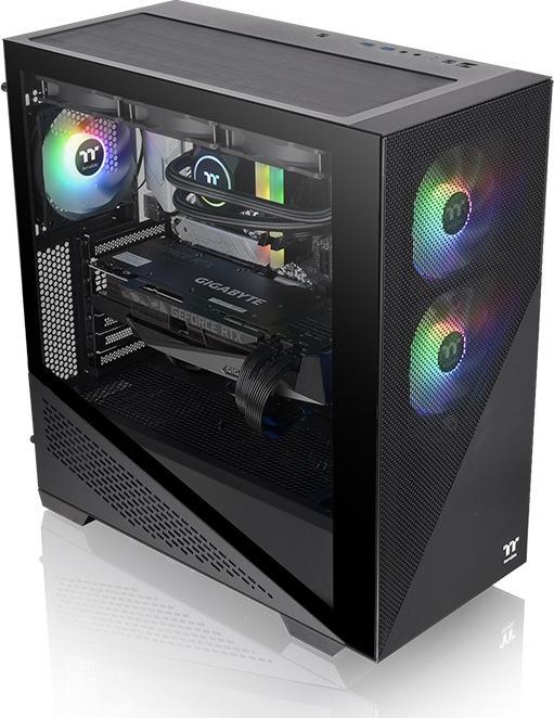 Actual product image Thermaltake Tt Divider 370 TG ARGB bk CA-1S4-00M1WN-00 (mATX, Mini-ITX, ATX)