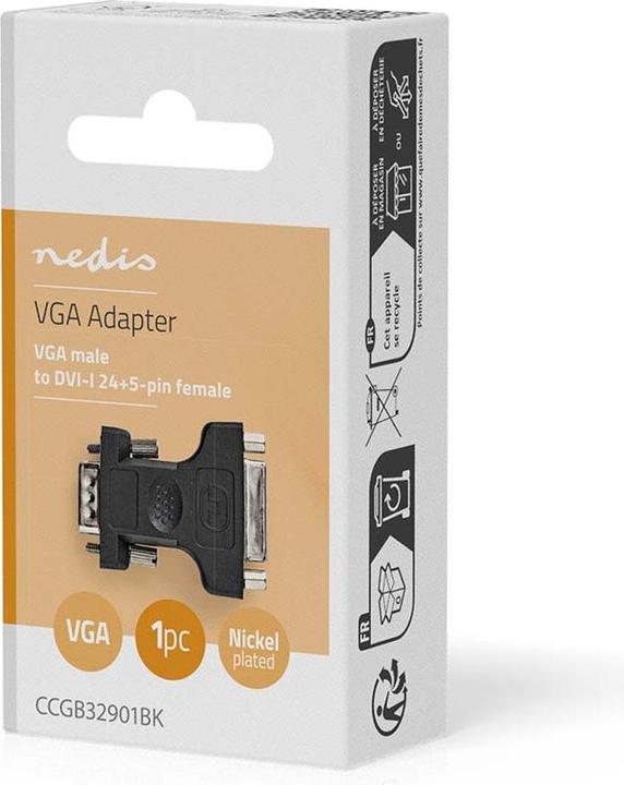 Image du produit Nedis VGA - DVI Adaptateur VGA Mac ho - DVI-I femelle 24+5 (VGA)