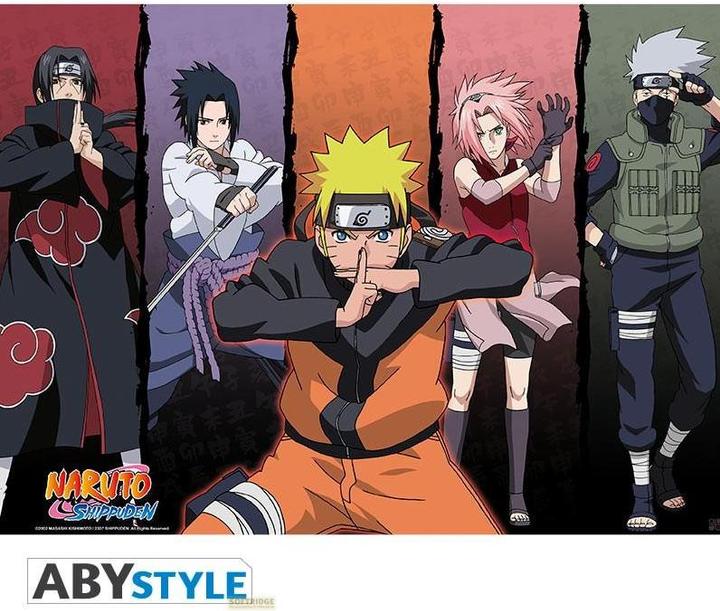 Produktbild ABYstyle Naruto Shippuden Poster Shippuden Group (52x38) (52 x 38 cm)