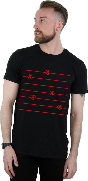 Produktbild Avengers Endgame Logo Stripes TShirt (3XL)