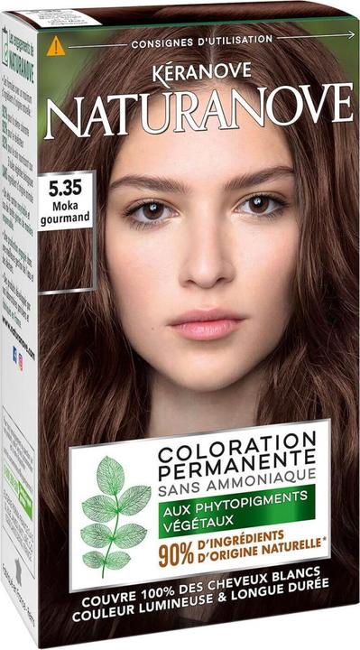 Kéranove Naturanove - Dauerhafte Haarfarbe Moka Delight 5.35 (Braun)