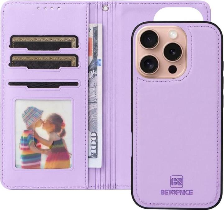 Immagine prodotto Cover-Discount iPhone 16 Pro - Custodia a portafoglio divisibile 2 in 1 per telefoni cellulari (Apple iPhone 16 Pro)
