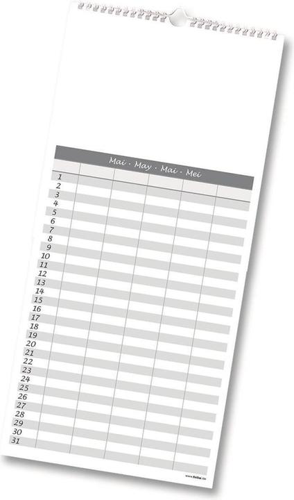 Actual product image Folia Permanent calendar family planner (Special, German)