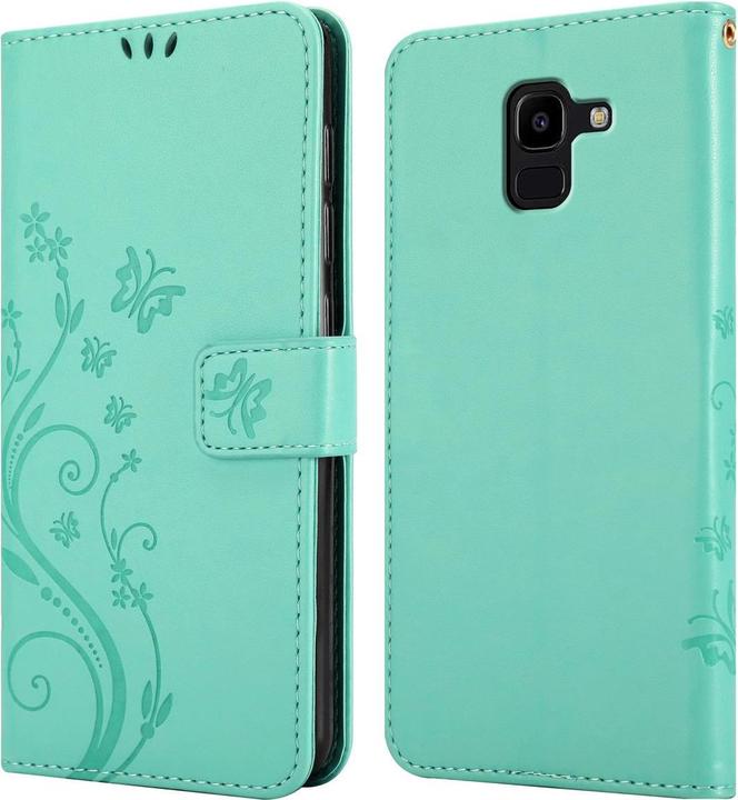 Image du produit Cadorabo Couverture du livre de fleurs (Samsung Galaxy J6 (2018))