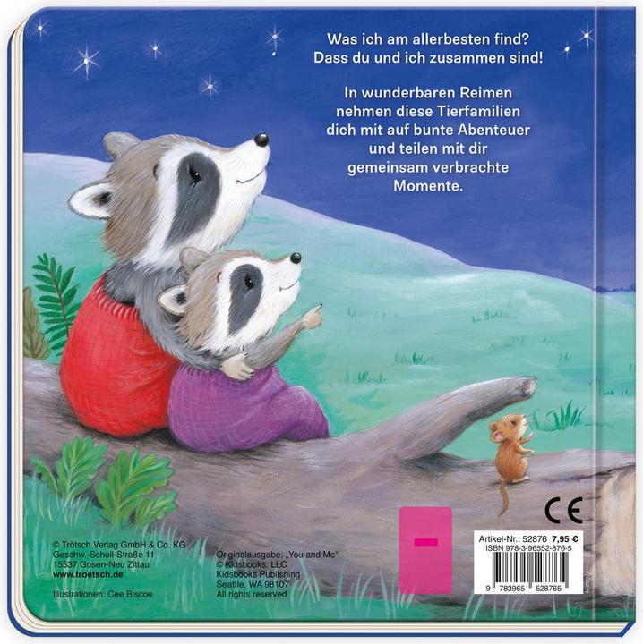 Actual product image Pappenbuch mit Reimen Du und Ich (German, Trötsch Verlag GmbH & Co KG, 2023)
