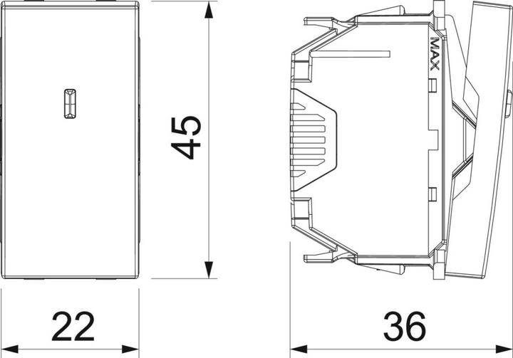 Produktbild OBO Bettermann Aus-/Wechselschalter mit Kontrolllicht 6120930