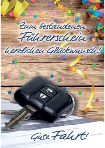 Produktbild Komma³ Glückwunschkarte zum Führerschein