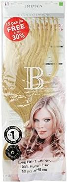 Balmain Value Pack 25/27 Natural Straight 40cm seligolbl/mibeibl 50Echt.Fill-In (Goldblond, 40 cm)