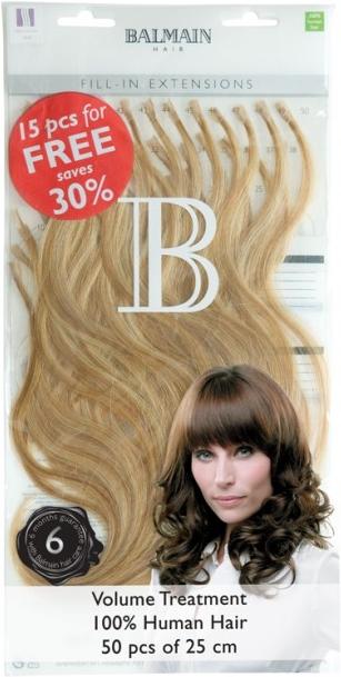 Balmain Value Pack 133/33 Natural Straight 40cmdukublo/helkasbr 50 Echth.Fill-In (Blond, 40 cm)