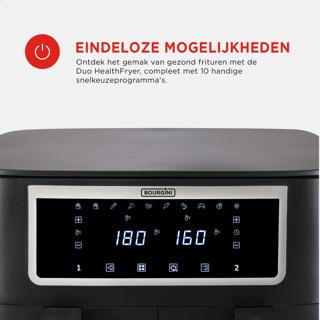 Productafbeelding Bourgini Duo Friteuse 2x4.0L