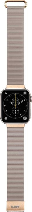 Actual product image Laut Apple Watch NOVI LUXE 42/44/45/49 mm, Beige large (42 mm, 44 mm, 45 mm, 49 mm, Faux leather)