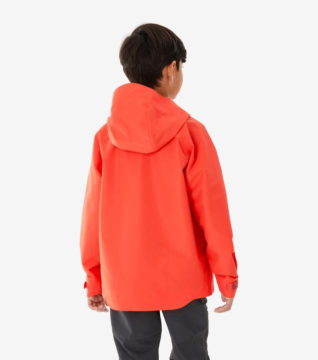 Actual product image Quechua Wanderjacke MH900 Kinder Gr. 122–170 wasserdicht Wandern orange