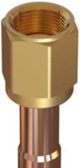 Image du produit Danfoss Adaptateur FSA 516M - 5/8", Flare, 5/8", Lodde