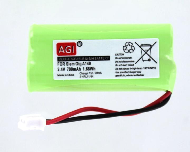 Produktbild AGI GIGASET A160 Nickel Metall-Hydrid 650mAh 2.4V Wiederaufladbare Batterie