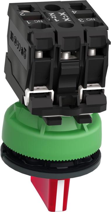 Produktbild Schneider Electric Schneider LeuchtwahlschalterXB5FK134M5kompl Flush Kunststoff rt 30mm 230V