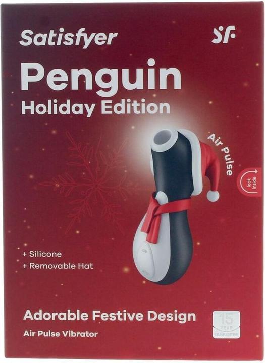 Actual product image Satisfyer Penguin - Air Pulse Stimulator - Holiday Edition