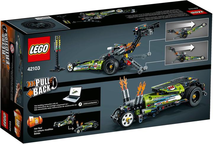 Produktbild LEGO Dragster Rennauto (42103, LEGO Technic)